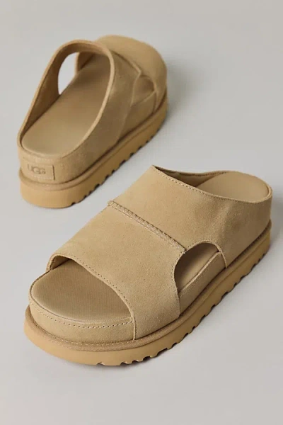 Ugg Women's Goldenstar Hi Cutout Slide Sandal In Sand, Women's At Urban Outfitters In Nude