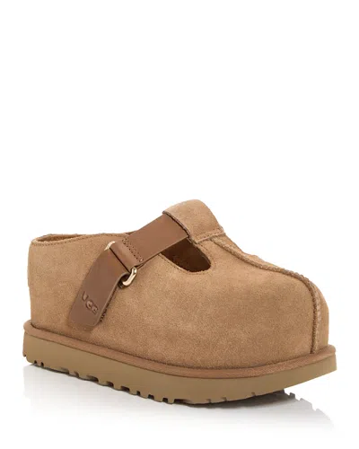 UGG WOMEN'S GOLDENSTAR PLATFORM CLOG SLIPPERS