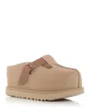 Ugg Lace-up Flatform Sole Round Toe Shoes In San
