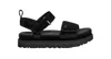 UGG WOMEN'S GOLDENSTAR PLATFORM SANDALS IN BLACK