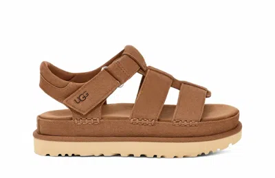 UGG WOMEN'S GOLDENSTAR STRAP IN CHESTNUT