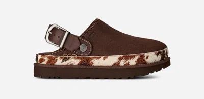 Ugg ® Women's Goldenstar Western Clog In Burnt Cedar In Brown