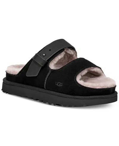Ugg Women's Greenport Cozy Slide Sandals In Black