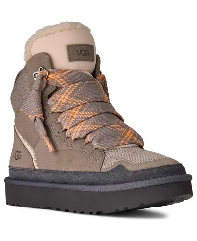 UGG WOMEN'S HIGHMEL LACE-UP COLD-WEATHER HIKER BOOTIES