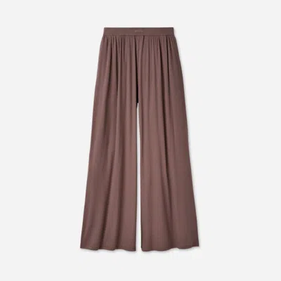 Ugg ® Women's Imogen Wide Leg Pant Rib Lenzingu2122 Ecoverou2122 Viscose Blend Bottoms In Allspice