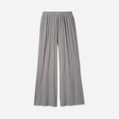 Ugg ® Women's Imogen Wide Leg Pant Rib Lenzingu2122 Ecoverou2122 Viscose Blend Bottoms In Grey Heather