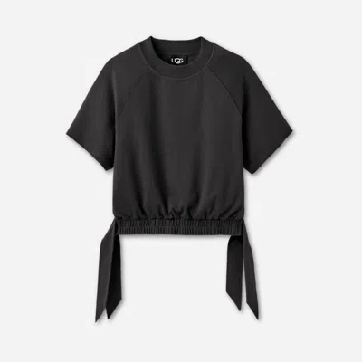 Ugg ® Women's Jalani Short Sleeve Top Tops In Ink In Black