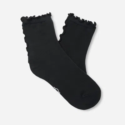 Ugg ® Women's Karsyn Lettuce Edge Quarter Ii Cotton In Black