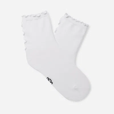 Ugg ® Women's Karsyn Lettuce Edge Quarter Ii Cotton In White