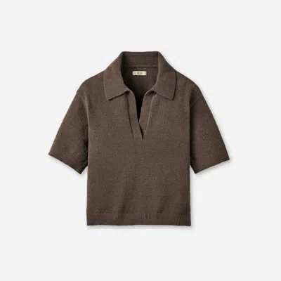Ugg ® Women's Keslyn Top Lite Tops In Dense Smoke In Brown