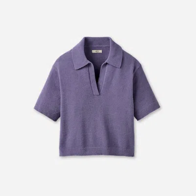 Ugg (r) Keslyn Johnny Collar Knit Polo In Blue