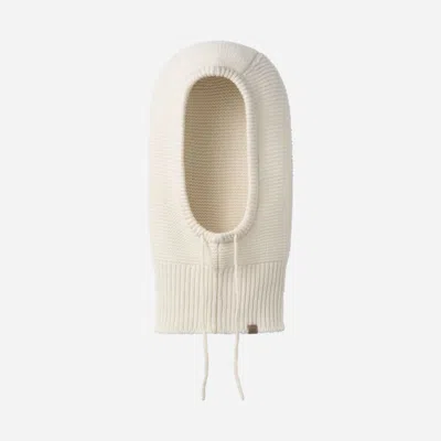 Ugg ® Women's Knit Drawstring Balaclava In Cream In Neutral