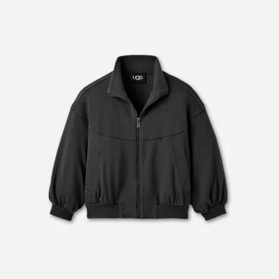 Ugg ® Women's Kyleigh Full-zip Jacket Tops In Ink In Black