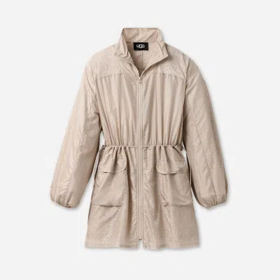Ugg ® Women's Kynlee Zip Front Dress Tops In Bluff In Brown