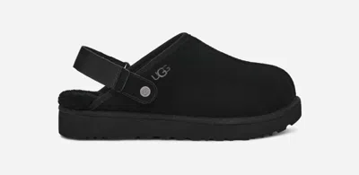Ugg ® Women's Lanah Clog Suede Slippers In Black