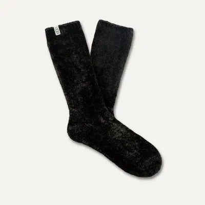Ugg ® Women's Leda Cozy Sock Polyester Blend/recycled Materials In Black/ In Pink
