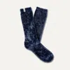 Ugg Leda Cozy Crew Socks In Blue