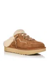 Ugg Suede Lowmel Mules In Brown