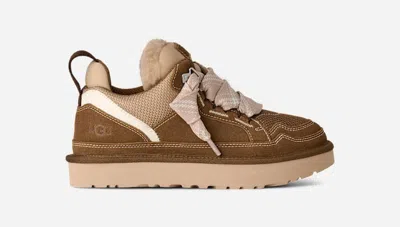 Ugg ® Women's Lowmel Canvas/suede/recycled Materials Shoes In Light Bronze In Brown