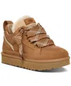 Ugg Casual Brown Boot-style Sneakers With Integrated Laces In Chestnut