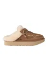 Ugg Suede Lowmel Mules In Brown