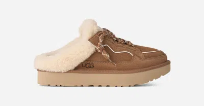 Ugg ® Women's Lowmel Mule Sheepskin In Chestnut In Brown