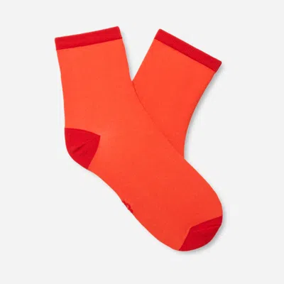 Ugg ® Women's Lyrie Sheer Quarter Sandal In Red Saffron