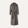 Ugg Marlow Double Face Fleece Robe In Gray