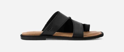 UGG ® WOMEN'S MATIRA LEATHER SANDALS IN BLACK