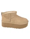 Ugg Classic Ultra Mini Platform Boots Sand In Nude