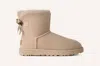 Ugg Mini Bailey Bow Ii Boots In Neutral