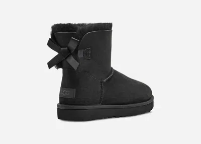 UGG ® WOMEN'S MINI BAILEY BOW II WATER-RESISTANT BOOT IN BLACK/