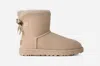 Ugg Mini Bailey Bow Ii Boots In Neutral