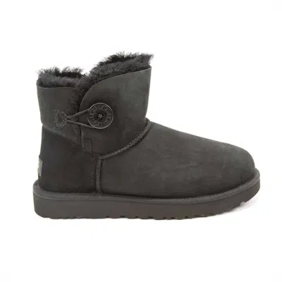 Ugg Women's Mini Bailey Button Ii Boot In Black