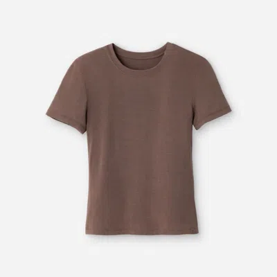 Ugg ® Women's Miriam Baby Tee Lenzingu2122 Ecoverou2122 Viscose Blend Tops In Allspice In Brown