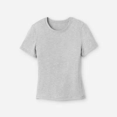 Ugg ® Women's Miriam Baby Tee Lenzingu2122 Ecoverou2122 Viscose Blend Tops In Grey Heather In Gray