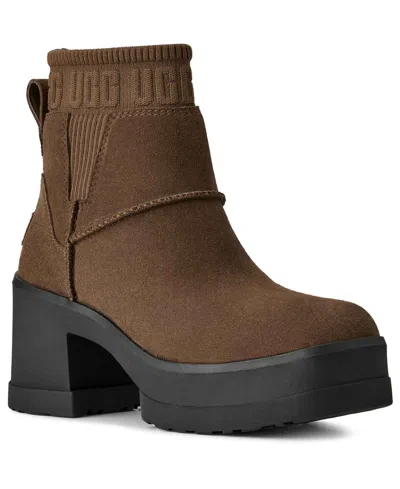 Ugg Women's Moxy Block Heel Chelsea Boots In Brown
