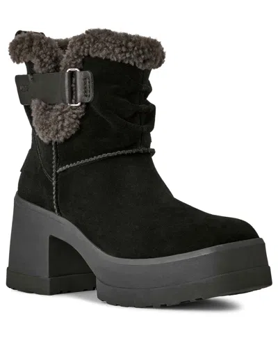 Ugg Women's Moxy Bull On Round Toe Boots In Black