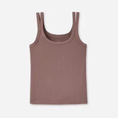 Ugg ® Women's Nael Tank Rib Lenzingu2122 Ecoverou2122 Viscose Blend Tops In Allspice