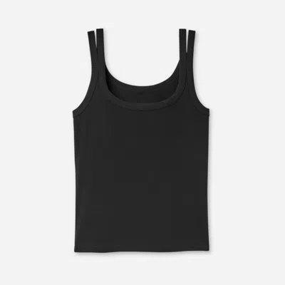 Ugg ® Women's Nael Tank Rib Lenzingu2122 Ecoverou2122 Viscose Blend Tops In Black