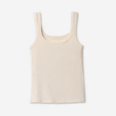 Ugg ® Women's Nael Tank Rib Lenzingu2122 Ecoverou2122 Viscose Blend Tops In Nimbus In Neutral