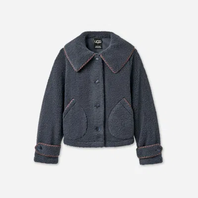 Ugg ® Women's Nikia Collared Jacket In Eve Blue