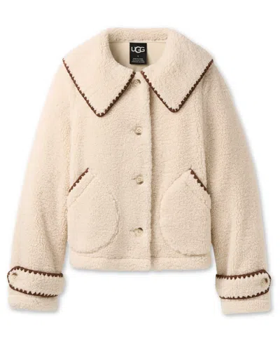 Ugg ® Women's Nikia Collared Jacket In Cream In Neutral