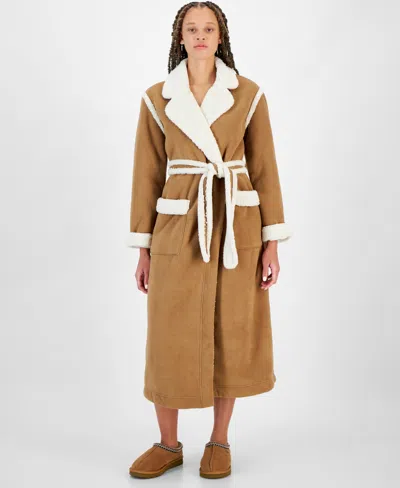 Ugg Women's Notch-lapel Tie-waist Classic Robe In Che