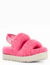 UGG WOMEN'S OH FLUFFITA SANDALS IN PINK ROSE