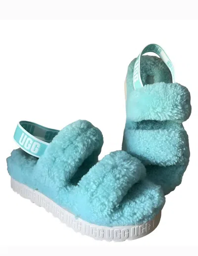 Ugg Women's Oh Fluffita Sandals In Tide Pool In Blue