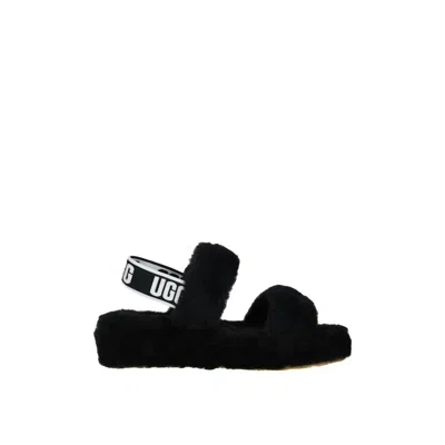 Ugg Women's Oh Yeah Slides In Black