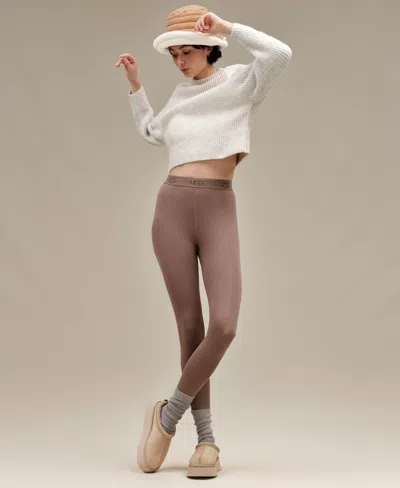 Ugg Women's Paloma High Rise Leggings Ii Ribbed In Black
