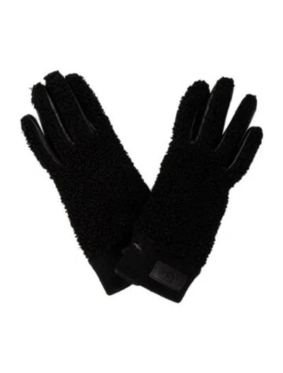 Pre-owned Ugg Women's Polyester Gloves In Black