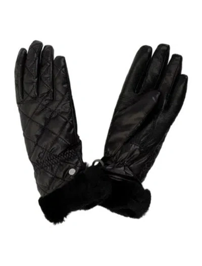 Pre-owned Ugg Women's Polyester Gloves W/tags In Black